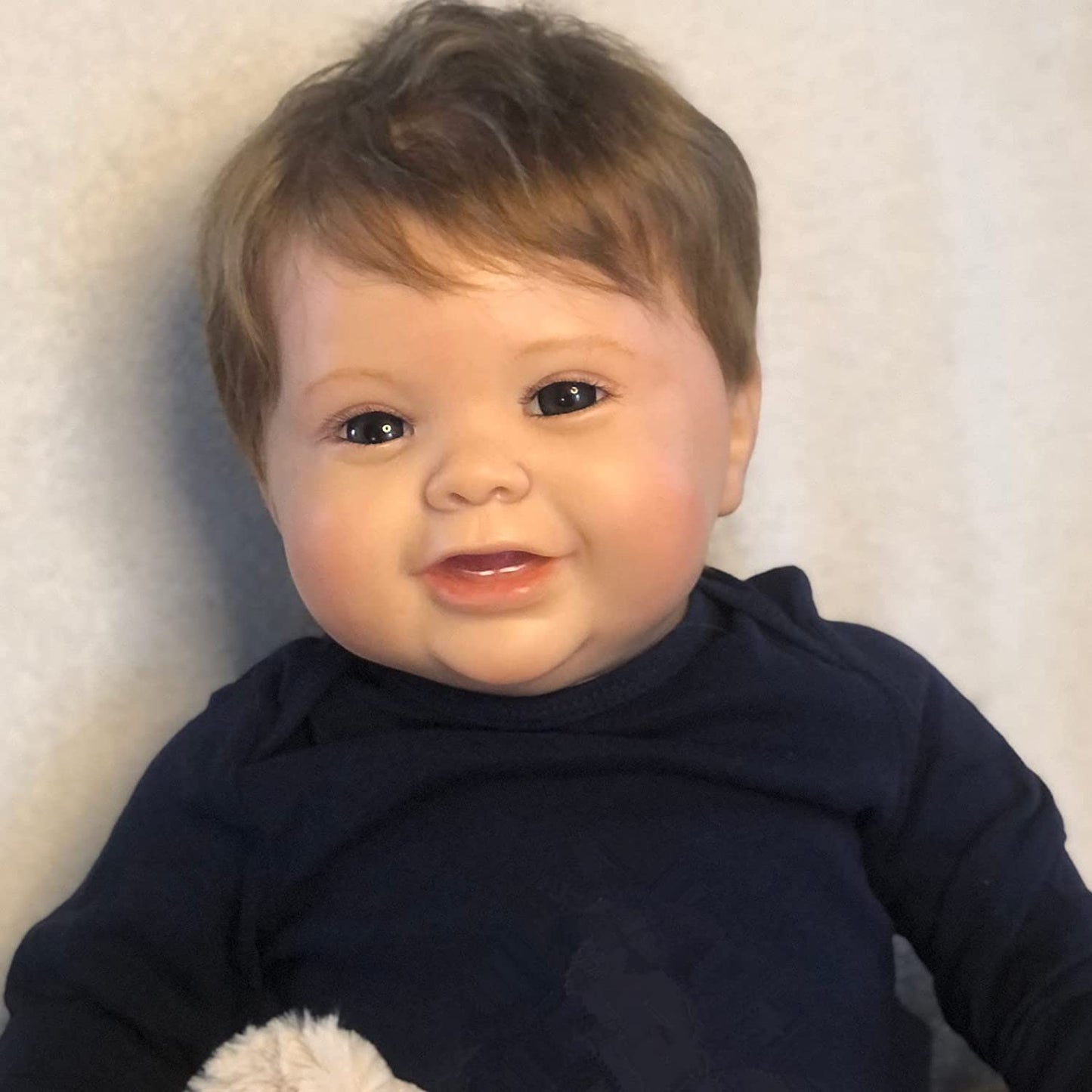 Kokomandy Reborn Baby Dolls 24Inch Really Cute Toddler Boy Baby Doll That Look Real Realistic Soft Silicone Newborn Baby Babies Gifts For Kids Age 3+