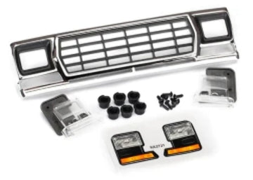 Traxxas 8070 Ford Bronco Grill and Headlight Housing, Black