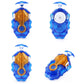 Bey Battling cutting edge Burst Launcher and Grip  B-184 Left Right Spin String Launcher Grip DB Layer System Compatible with All Bey Burst Series - Blue