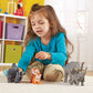Learning Resources Jumbo Jungle Animals Set - Elephants, Gorillas, Tigers, Multi-color, Large, Plastic, Model LER0839