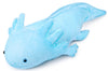 ZHONGXIN MADE Large 30-Inch Weighted Axolotl Plush Toy - Cute Blue Polyester Stuffed Animal for Kids