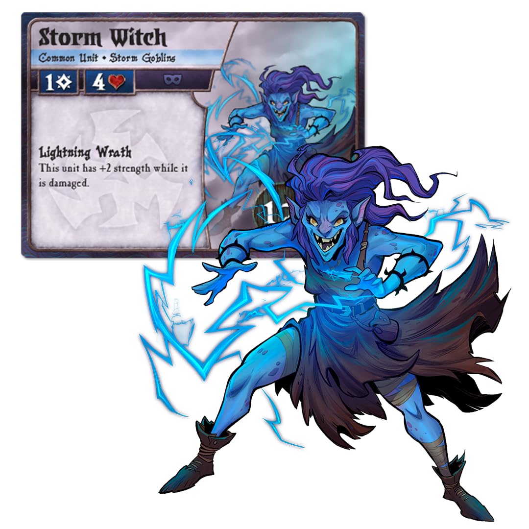 Plaid Hat Games Storm Goblins Faction Deck - Ready-to-Play Expansion for Strategy Card Game - 2 Players, Ages 9+ - Requires Summ