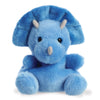 Aurora, Hangtag, 33616, Palm Pals Tank Triceratops Dinosaur, 5In, Soft Toy, Blue
