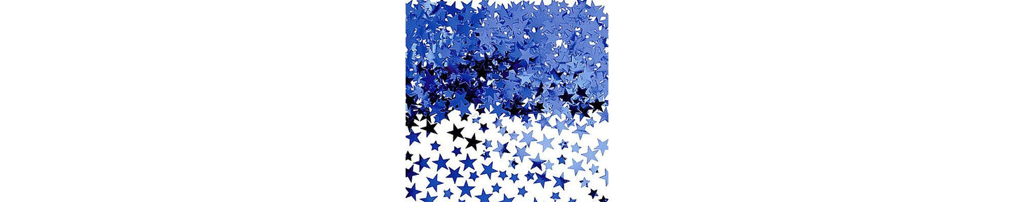 Amscan Confetti Decors Items, 5 oz, Blue