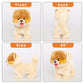 Electronic Walking Pomeranian Stuffed Dog Toy, Realistic Interactive Puppy Robot Pet Dog, Walking, Barking,Wagging Tail & Talkin