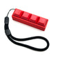 Four-Button Clicky Mechanical Switch Fidget Toy | Stim Toy, Stress Relief, Adhd (Red Base, Red Keycaps)
