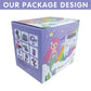 Srua Don 18 Inch Doll Suitcase Travel Luggage Play Set, 18' Doll Mermaid Theme Travel Carrier Storage Accessories For 18Inch Doll, Include Case Doll Clothes Hat Sunglasses Camera Pillow Toy Pet, Etc