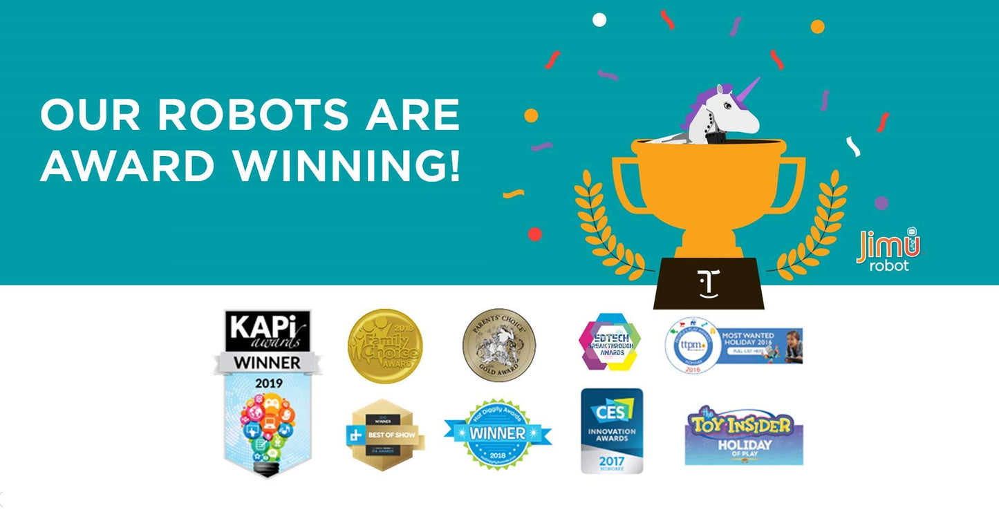 UBTECH Mythical Series: Unicornbot Kit-App-Enabled Building & Coding Stem Learning Kit , Purple