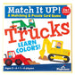 Playhouse Match It Up! Trucks Preschool Color Matching & Puzzle Card Game For Kids