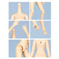 Ymy Female Doll Body Obitsu22 Obitsu24 Bjd Girl Doll For Gsc, Blythe,Icy,1/6 Scale Bjd Doll Head (Normal White-8.66 In)