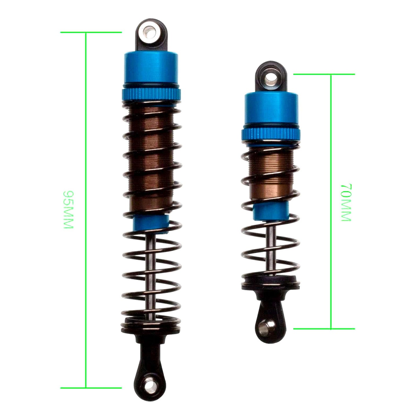 HOBOHY 1/10 TT02B DT02 70mm 95mm Oil Shocks Absorber Damper for Tamiya RC Car DT-02 TT-02B DT-03 Assembled Replacement Upgrades
