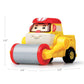 Robocar Poli, Max DIE-CAST Metal Toy Cars, Steamroller Construction Vehicle Toys, Construction Truck Toy Diecast Vehicle Party B