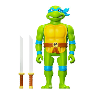 Super7 Teenage Mutant Ninja Turtles Leonardo - 3.75' Tmnt Action Figure With Accessories Classic Cartoon Collectibles And Retro Toys