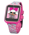 L.O.L. Surprise! Accutime Kids Hot Pink Educational Touchscreen Smart Watch Toy For Girls, Boys, Toddlers - Selfie Cam, Learning