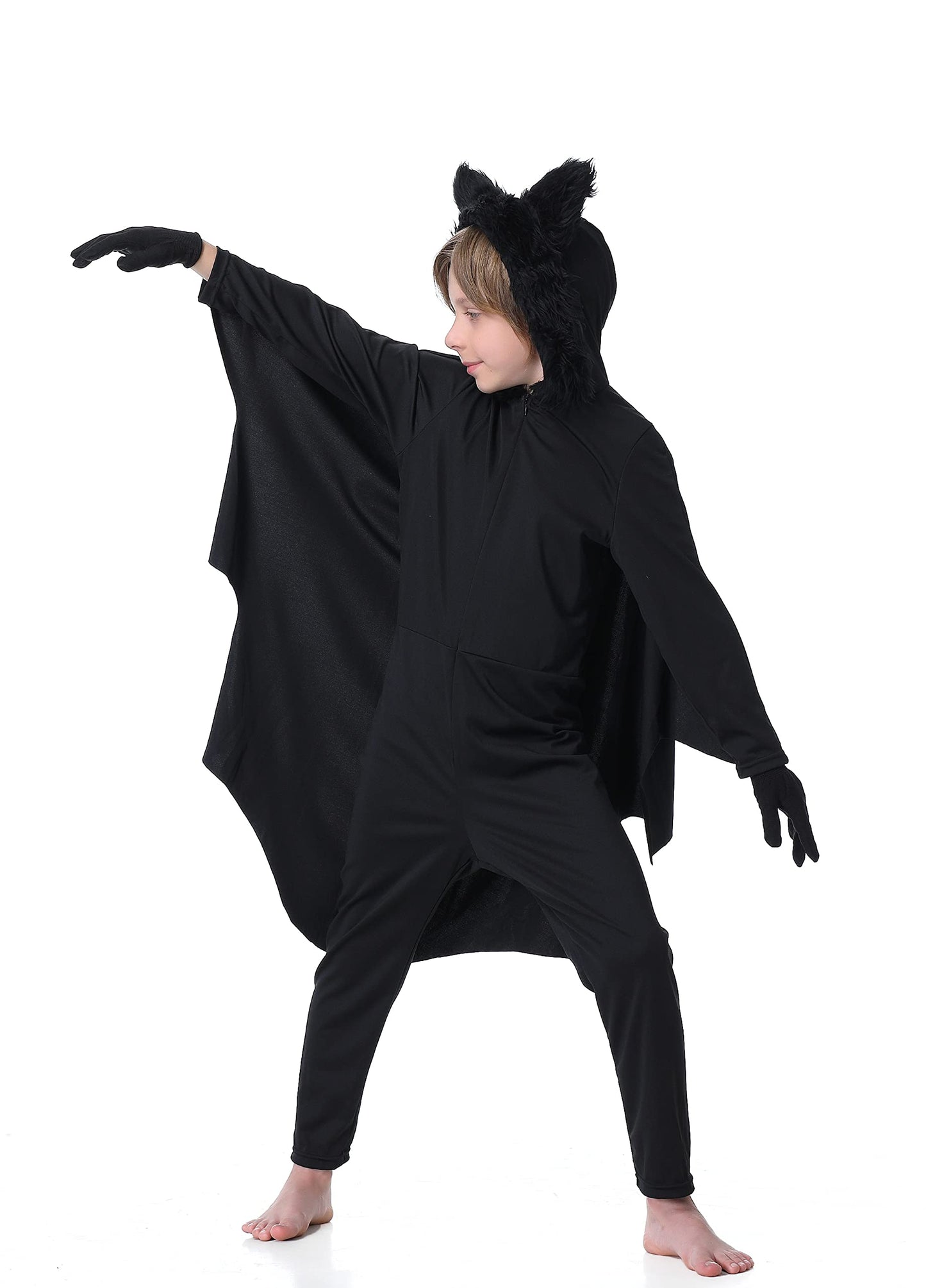 Seawhisper Bat Costume For Kids Girls Boys Toddler Wings Halloween Costumes Black 10