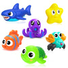 Fwxzbkk Bath Toys,Mold Free Baby Bath Toys For Toddlers 1-3,No Hole Bath Toys For Babies 6-12 Months,Bath Tub Toys For Toddlers