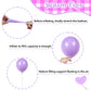Funhot Pink Purple Balloons Set, 60Pcs Purple And Pink Party Balloon, 12Inch Pastel Metallic Purple Pink Latex Balloons Birthday