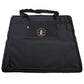 The House of Staunton Standard Chess Board Carrying Bag, Small 20"x20", Black Canvas