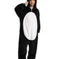 Lonulain Unisex Kids Animal Oneise Pajamas, Boys Girls Flannel Hooded Halloween Cosplay Costume/Homewear/Sleepwear (Penguin,11-1