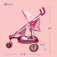Baby Doll Stroller Anivia Twin Doll Stroller Heart Design Birthday Gifts For Toddlers And Girls Baby Doll Double Stroller, 1:1 Foldable Double Doll