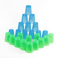 SEISSO Quick Stack Cups, 24PCS Stacking Cups Training Game for School Family Party, Kids Gifts Starter Set of Stacking Cup,Blue 