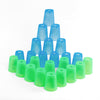 SEISSO Quick Stack Cups, 24PCS Stacking Cups Training Game for School Family Party, Kids Gifts Starter Set of Stacking Cup,Blue 