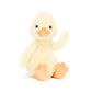 Jellycat Bashful Duckling Stuffed Animal, Medium 12”, Polyester Plush Toy, Duck Color, Classic Children's Gift