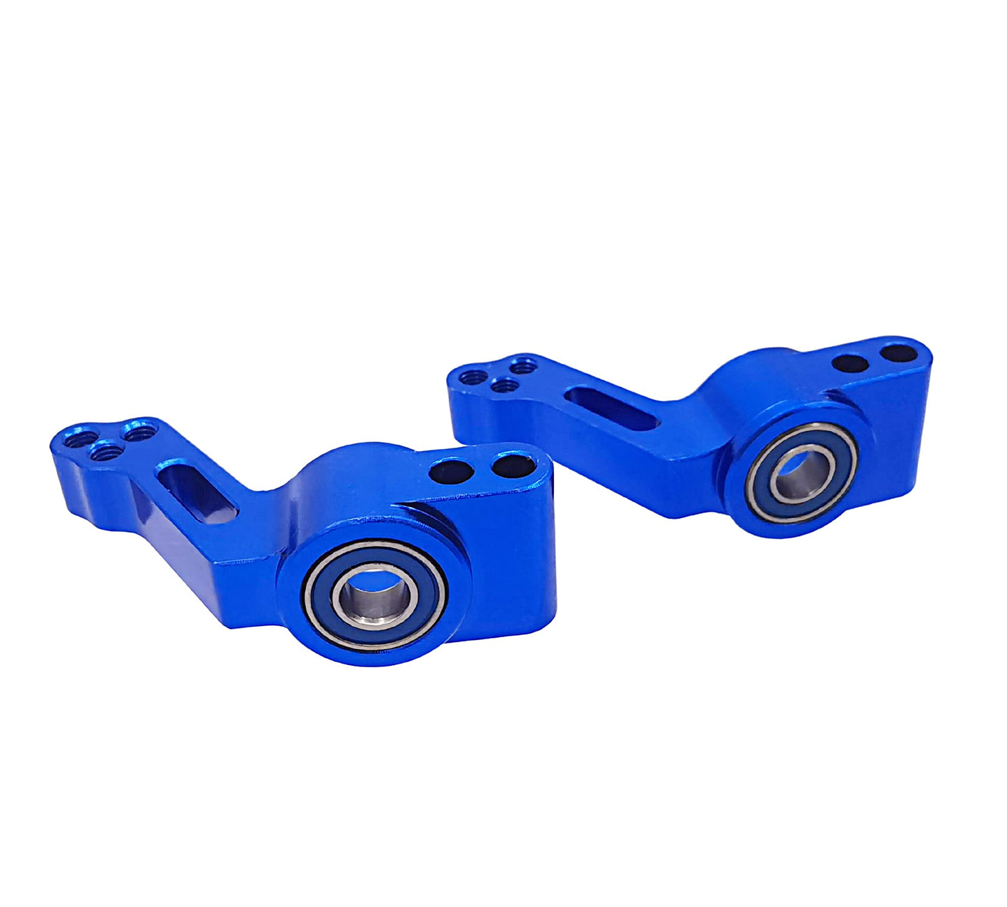HOPLEX RC Aluminum Alloy Caster Block&Steering Blocks&Rear Stub Axle Carriers Replace for 3632 3736 3752 for 1/10 Traxxas 2WD Sl