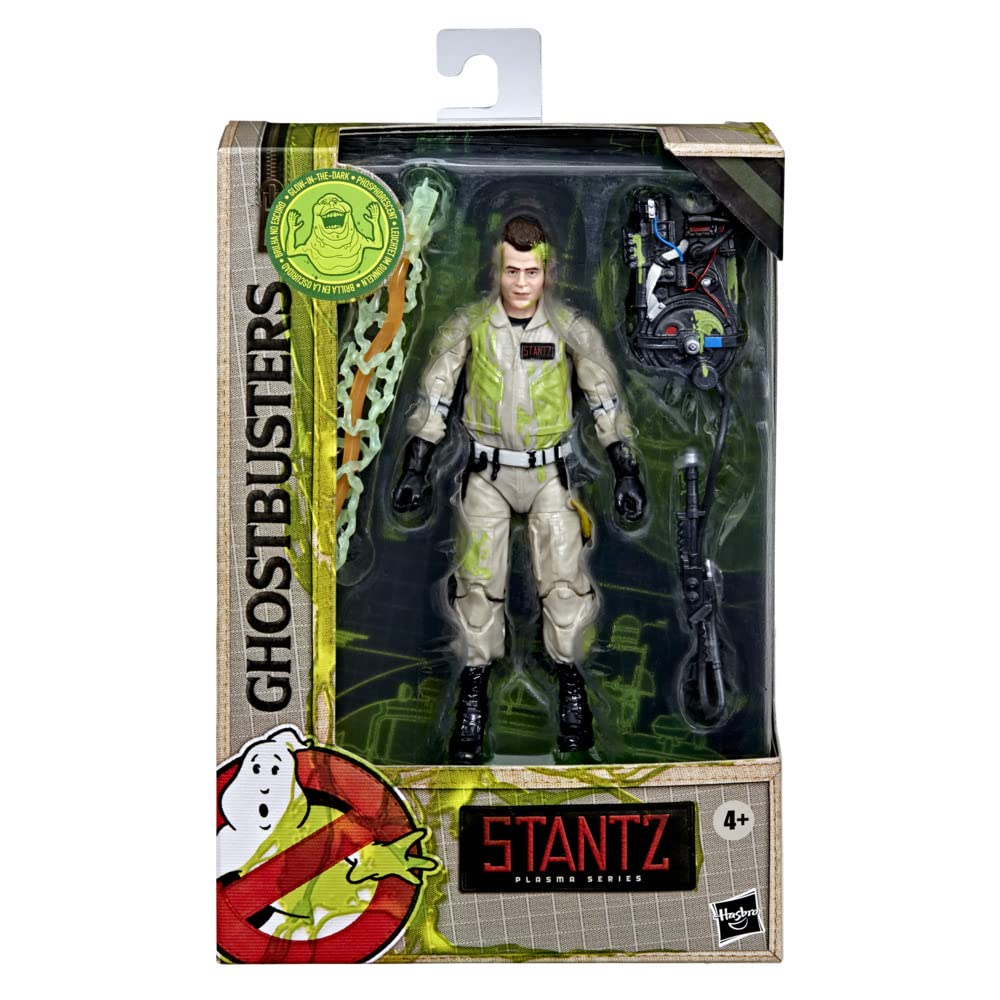 Power Rangers Ghostbusters Plasma Series Glow-In-The-Dark Ray Stantz Toy 6-Inch-Scale Collectible Classic 1984 Ghostbusters Figu