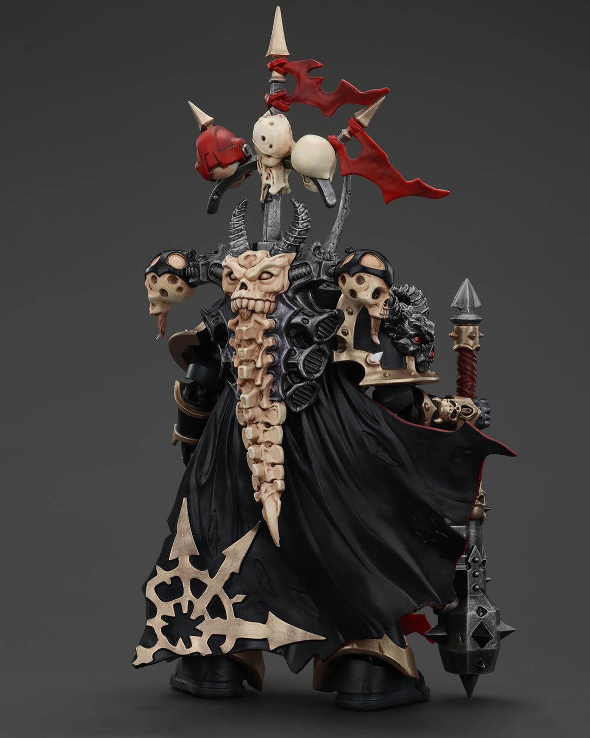 JoyToy Warhammer 40K Genuine License 1:18 Action Figure  Chaos Space Marines Black Legion Chosen Champion with Bolter and Power Maul  4.96 inch Collectible Action Figures Sets