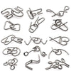Qwick Click Brain Teasers Metal Wire Puzzle - Assorted Disentanglement Puzzles For Gifts, Party Favors, Prizes - Iq Puzzle Unloc
