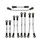 INJORA Stainless Steel Steering Links and High Clearance Links for Redcat Ascent-18 1/18 RC Crawler Upgrade