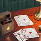 Birthday Gift Ideas Handcrafted Classic Wooden Playing Card Holder Deck Box Storage Case Organizer With enhanced Quality 'Ace' Playing Cards Anniversary Housewarming Gift Ideas For Men & Women (Heart)