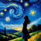 Tulip N Turtle Starfield Diy Acrylic Paint By Number Kit For Adults Beginner Canvas Painting By Number Acrylic Painting. Wall De