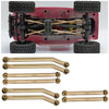 RCLIONS RC Links Linkage Set for 1/24 Axial SCX24 - Gold Aluminum Upgrade Parts - Model RCLIONS-9119