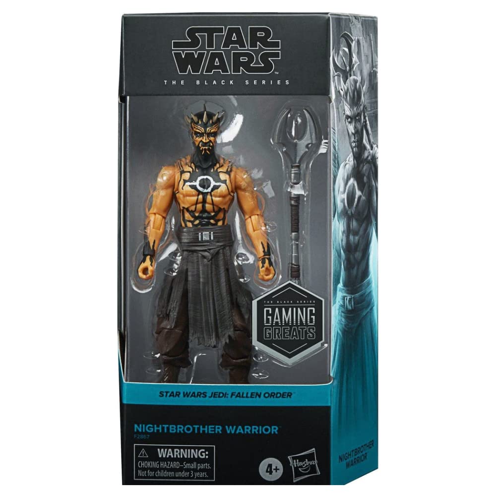 Hasbro Star Wars: The Black Series Jedi: Fallen Order Nightbrother Warrior 6-In Action Figure Exclusive