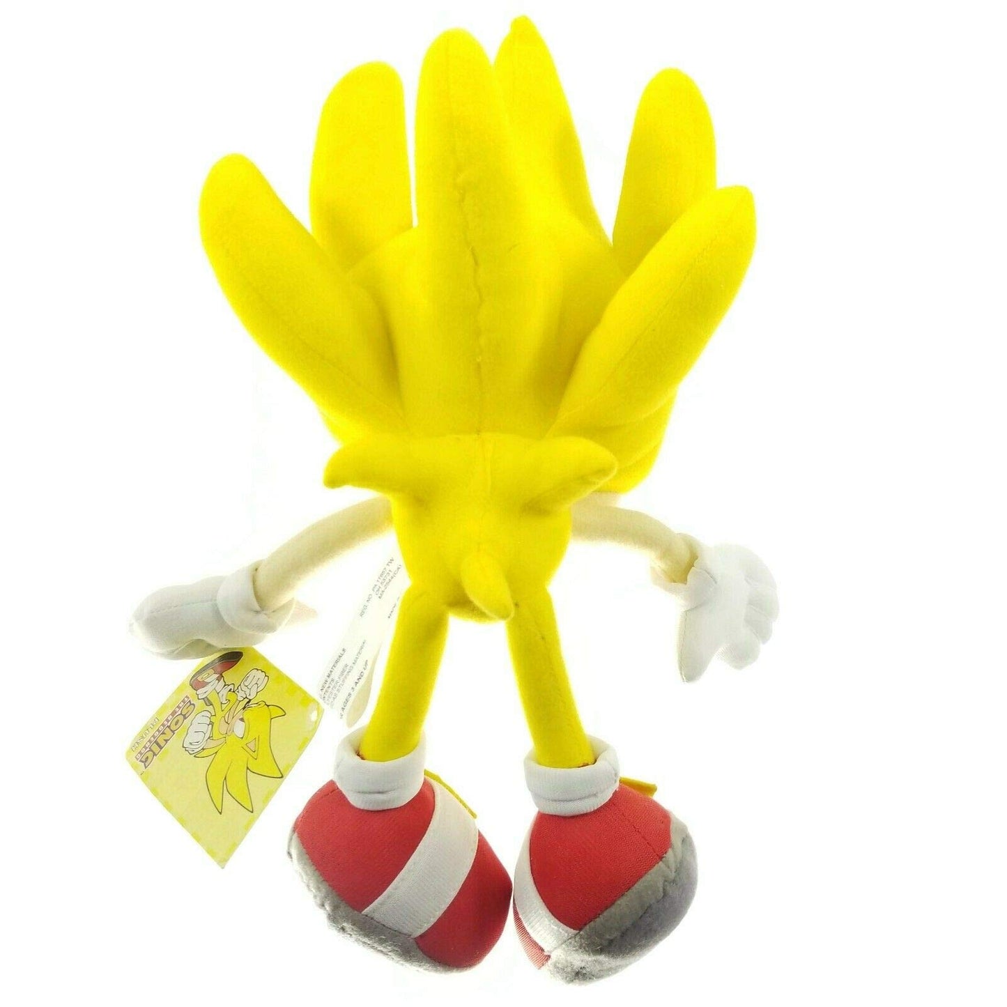 Sonic The Hedgehog Plush - Super Sonic 12" Multicolor GE-8958, Soft Plush Material