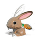 Eugy Rabbit 3D Puzzle, 39 Piece Eco-Friendly Educational Toy Puzzles For Boys, Girls & Kids Ages 6+