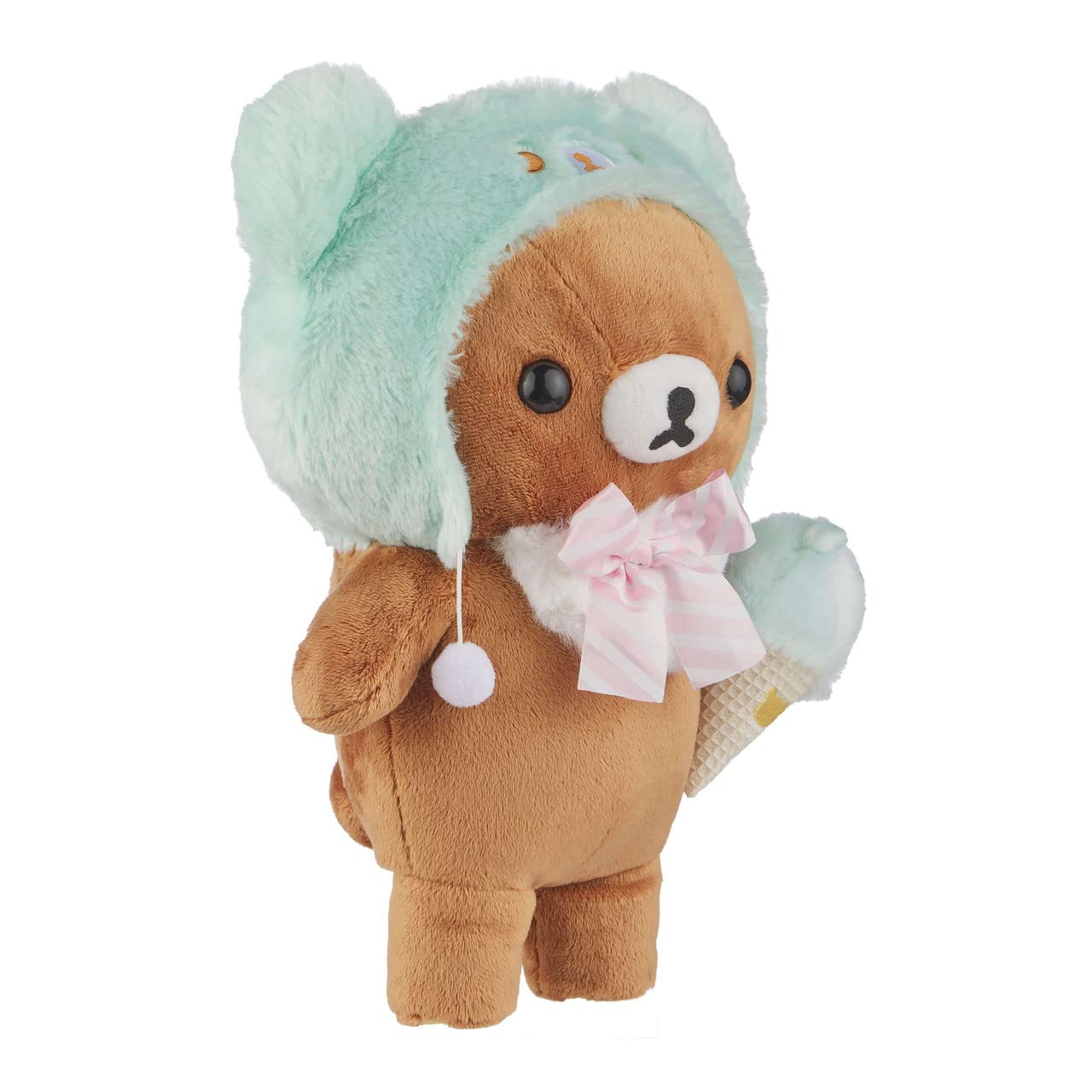 Rilakkuma Chairoikoguma San-X Original Ice Cream Series Plush - Medium - 13.5-Inch Plush