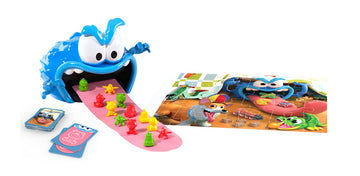 Gobble Monster Game - Save Your Toys From The Monster'S Tongue Before It'S Too Late - Includes 24-Piece Puzzle By Goliath