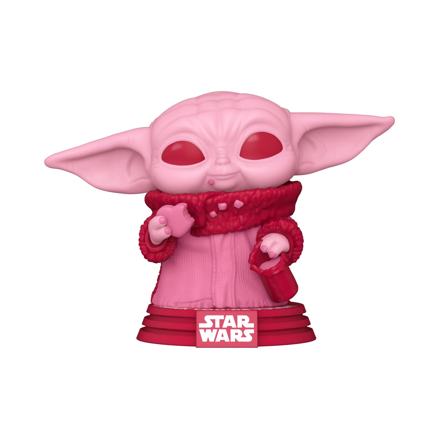 Funko Pop! Star Wars Valentines - Grogu, Vinyl, Standard Size, Multicolor, Model 60124