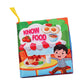Ilsmysutra Crinkle Cloth Book Educational Sensory Toy Car Airplane Toy For Newborn Food|Toys For Baby|Other Toys For Baby