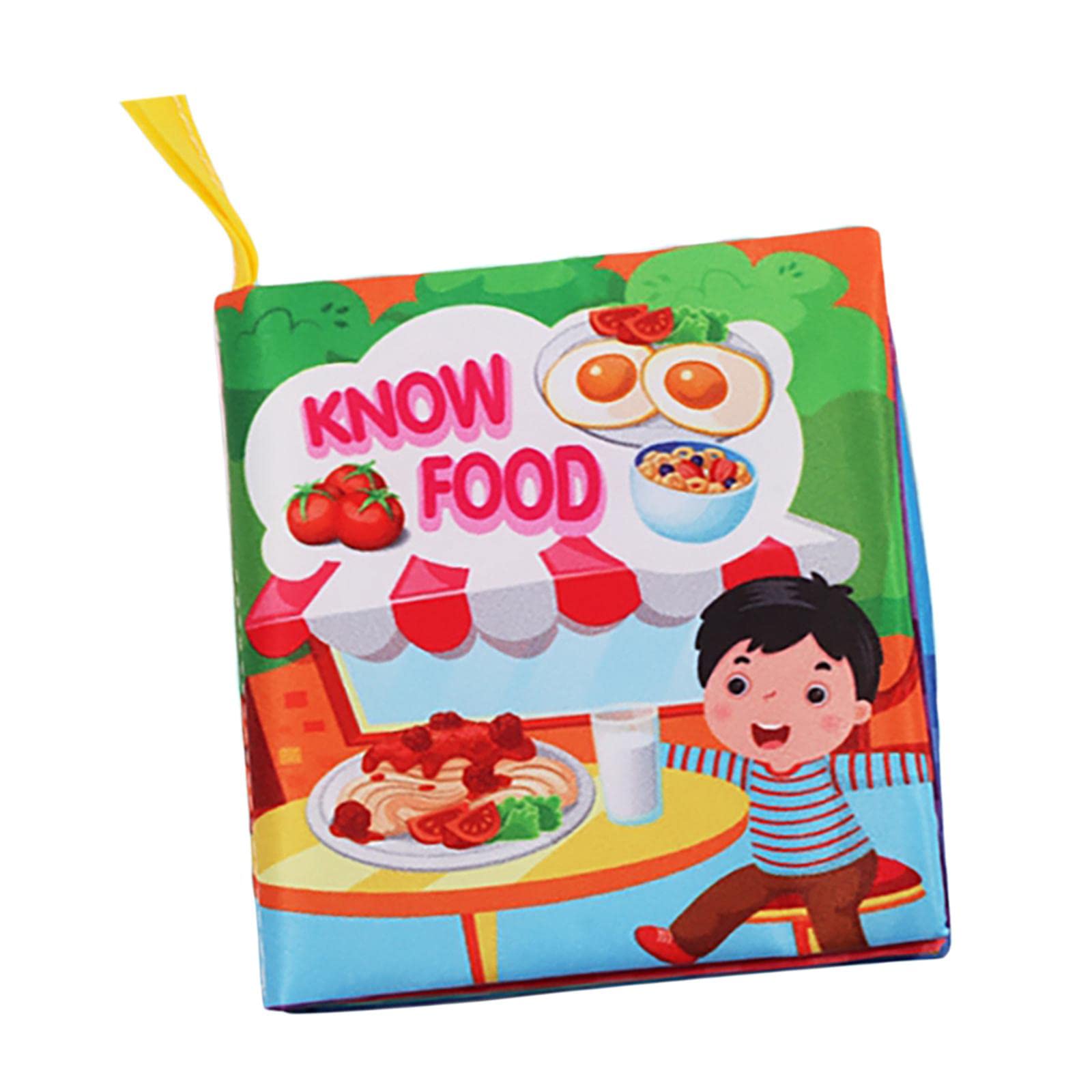 Ilsmysutra Crinkle Cloth Book Educational Sensory Toy Car Airplane Toy For Newborn Food|Toys For Baby|Other Toys For Baby