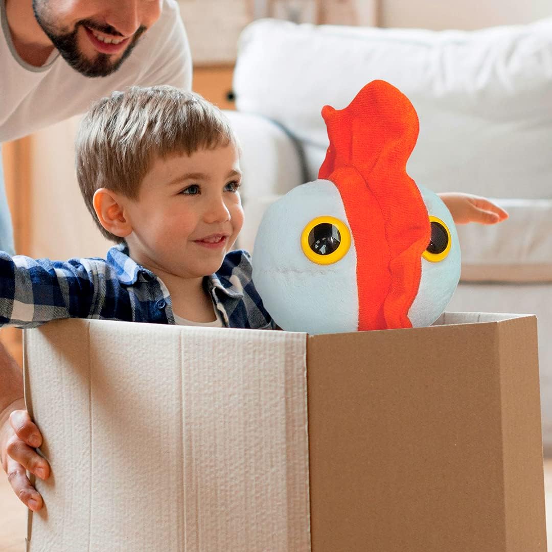 Giantmicrobes Chickenpox Plush -Learn About Vaccines And Microbes With This Educational Plush, Memorable Gift For Pediatricians,
