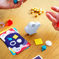 Oink Games DroPolter - Fast-Paced Family Game for 2-5 Players - Cardstock - Ages 6+ - Red/Blue - Travel & Party Game