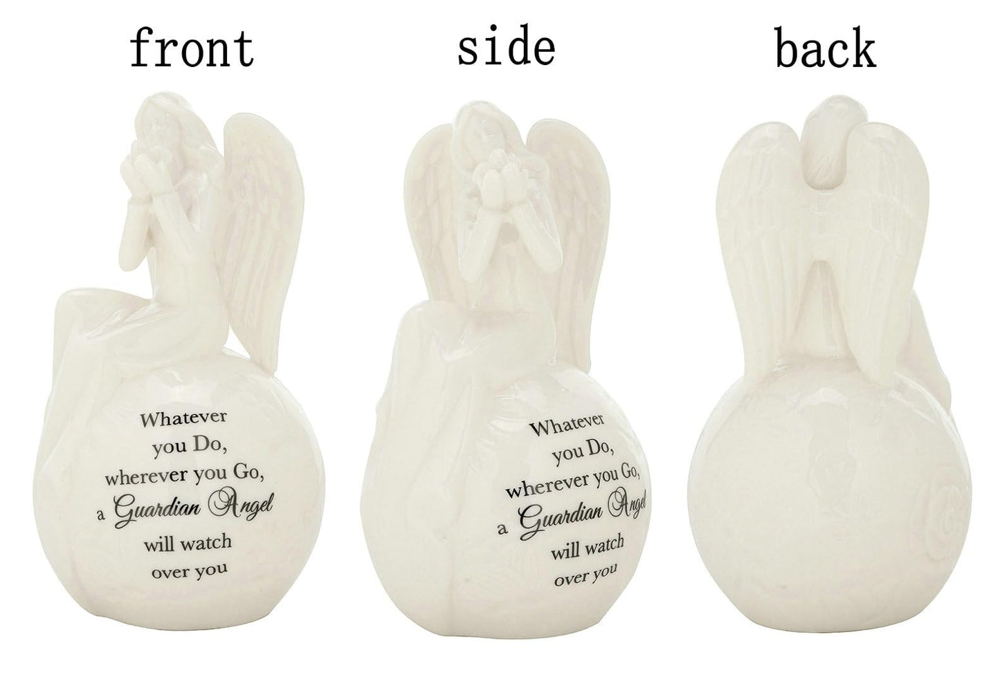 Guardian Angel Gift Ceramic Angel Lighted Up Angels Watch Over You Angels Figurines Porcelain Angel That Lights Up 8Inch