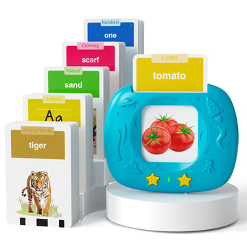 Homestec Toddlers Talking Flash Cards With American Accent & 288 Sight Words, Speech Therapy Toys For 3 4 5 6 Years Old Boys And
