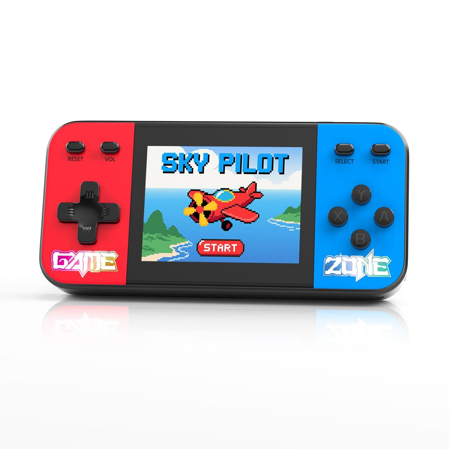 Handheld Game Console with 3.0 Inch LCD Screen, 240 Retro Classic Games, Rechargeable Battery Portable Mini Arcade - Electronic 