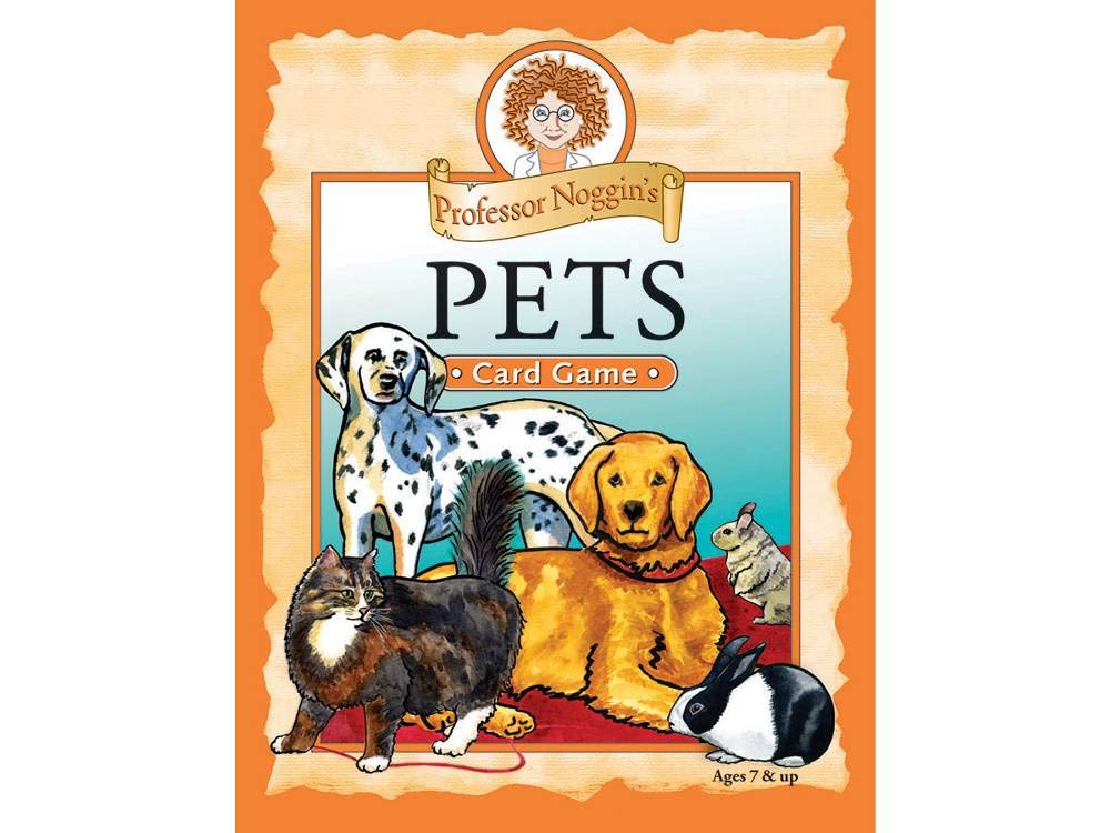 Professor Noggins Pets - A Educational Trivia Based Card Game For Kids - Ages 7+