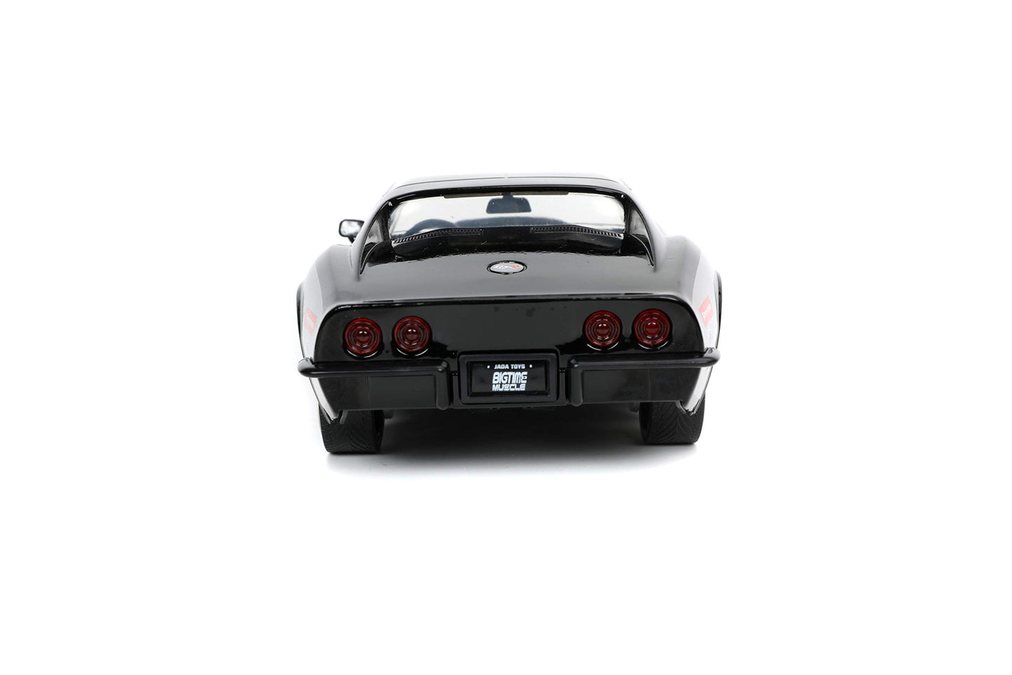 1969 Chevrolet Corvette Stingray ZL-1 #6 Black and Silver Bigtime Muscle Series 1/24 Diecast Model Car by Jada''''''